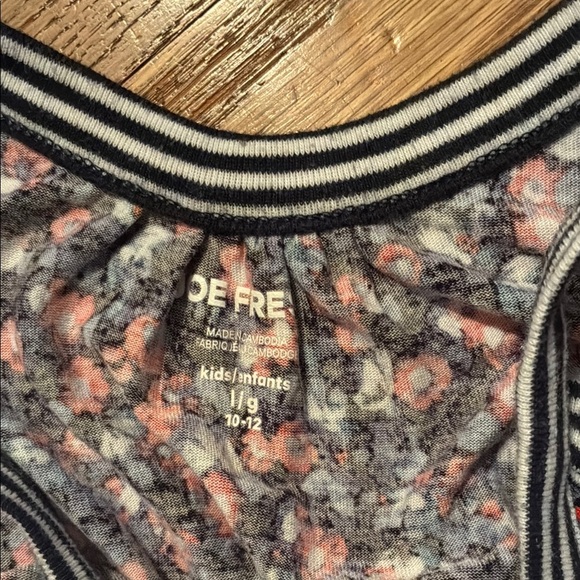 Joe H&M Place Kids Short Sleeve Tees - Charcoal, Sky Blue, Turquoise, and Floral - Picture 9 of 9